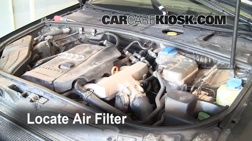 2002 Audi A4 Quattro 1.8L 4 Cyl. Turbo Air Filter (Engine)